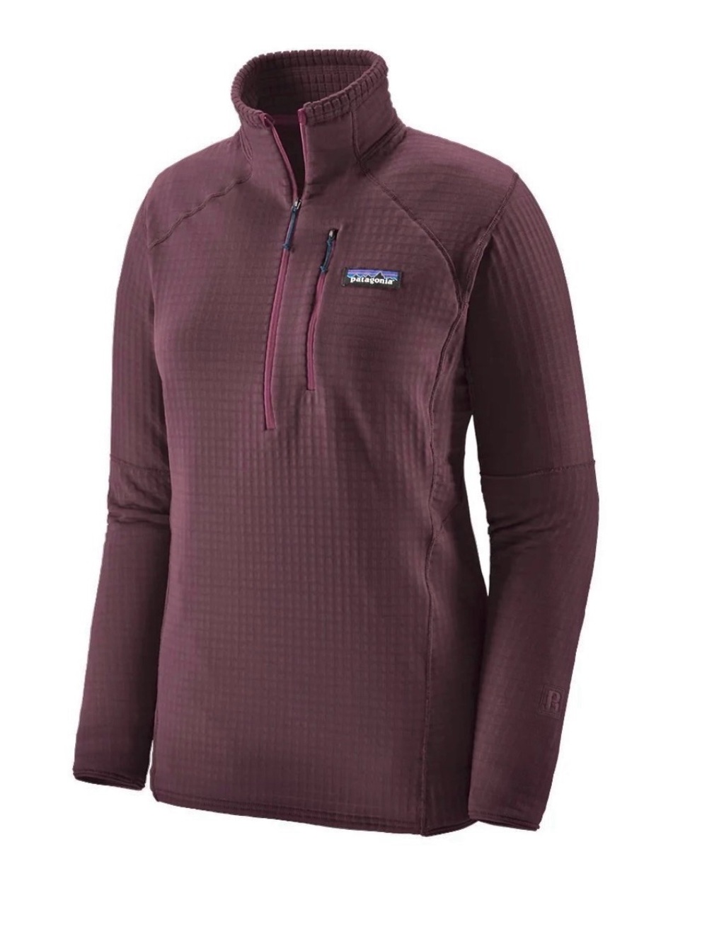 Patagonia Women's Medium Night Plum R1 Half-Zip Pullover